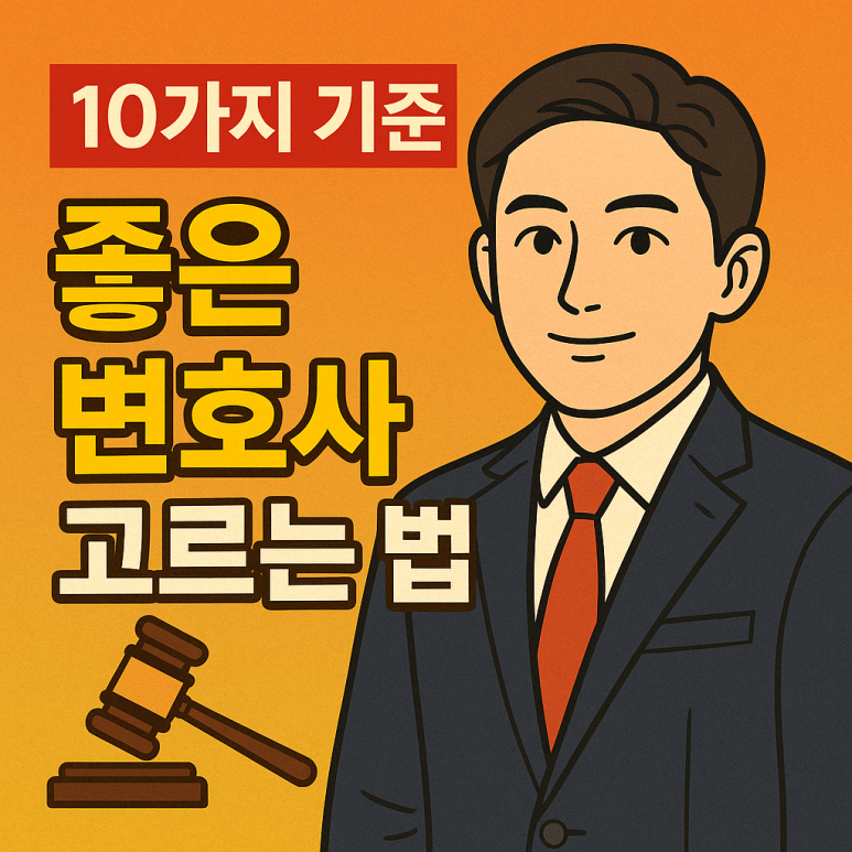 좋은 변호사를 고르는 10가지 기준 – 변호사 선임 방법