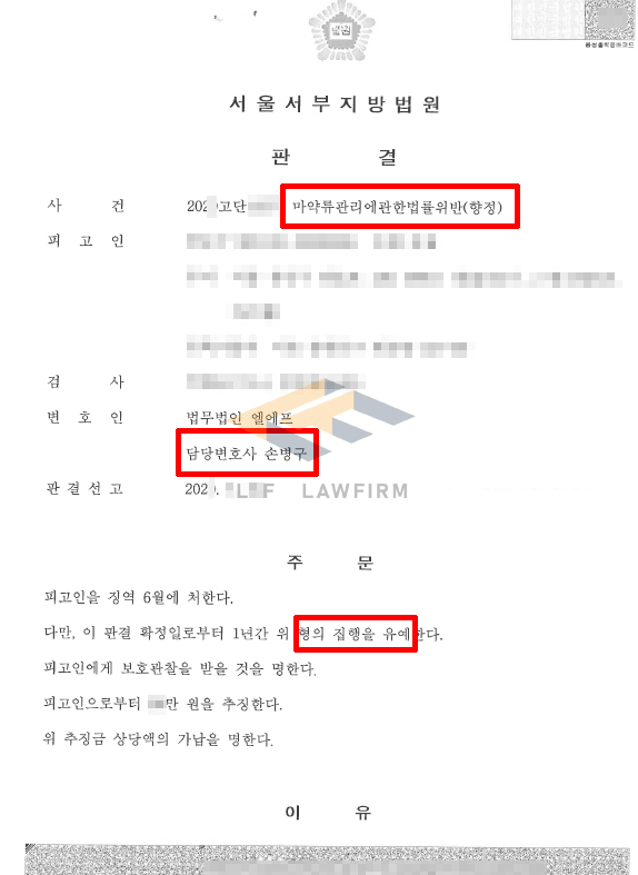 필로폰 매수 시도, 실형 처벌 가능성? – 손병구 마약전문변호사의 집행유예 전략